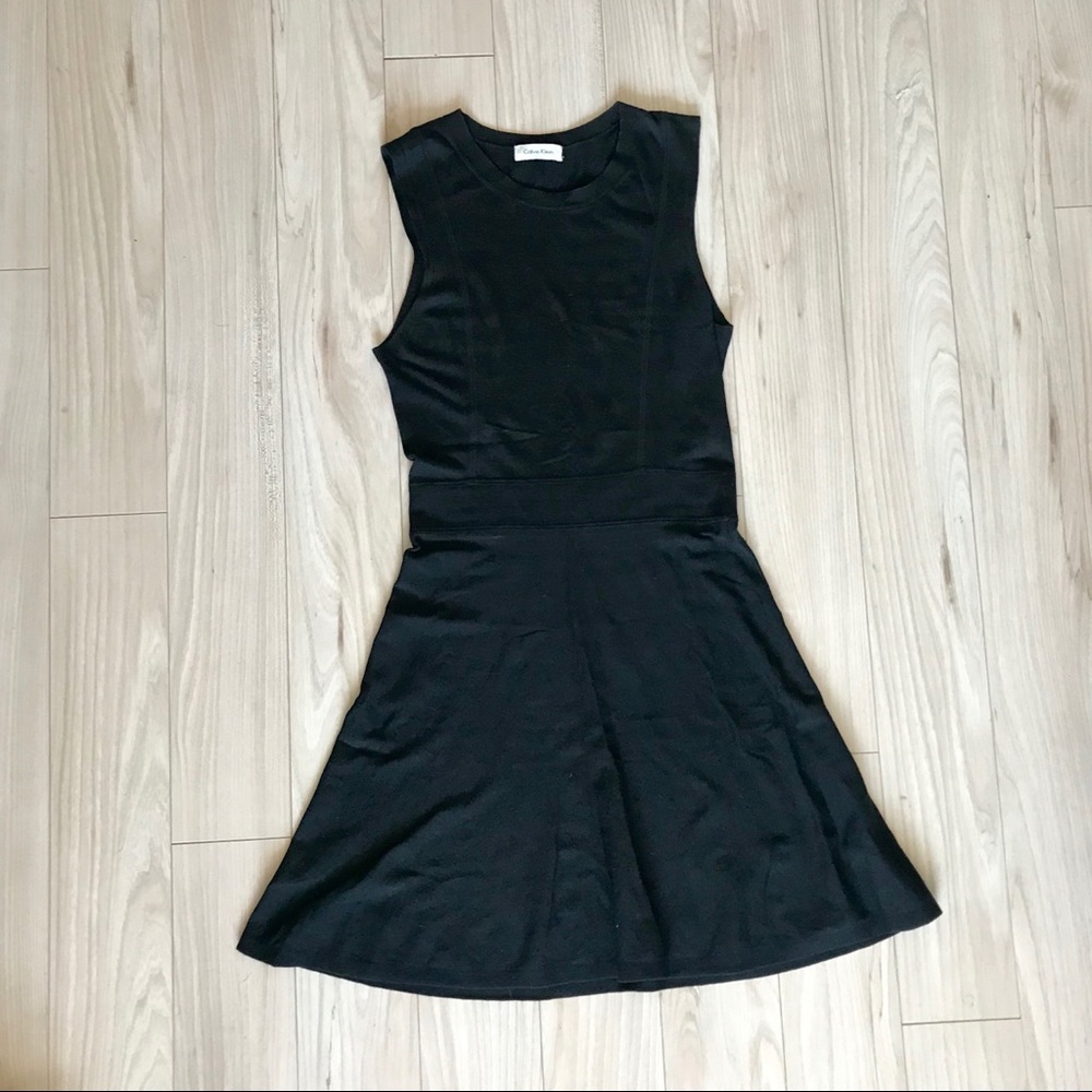 Calvin Klein Sleeveless Lightweight Sweater Dress